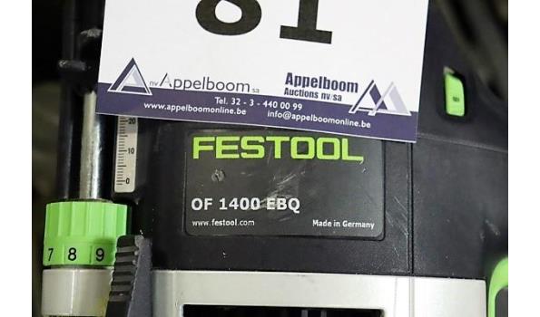 Bovenfreesmachine FESTOOL, type OF 1400 EBQ